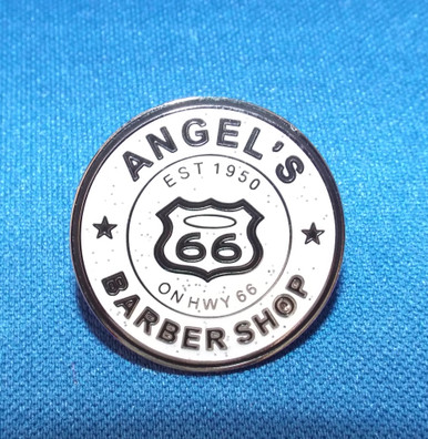 Angel's Barber Shop Pin - The Original Route 66 Gift Shop