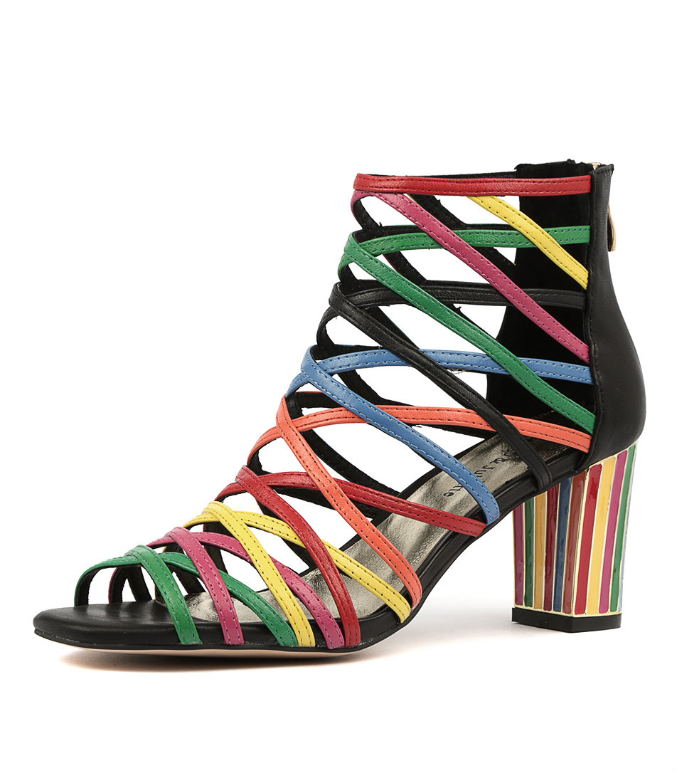 bright coloured heels