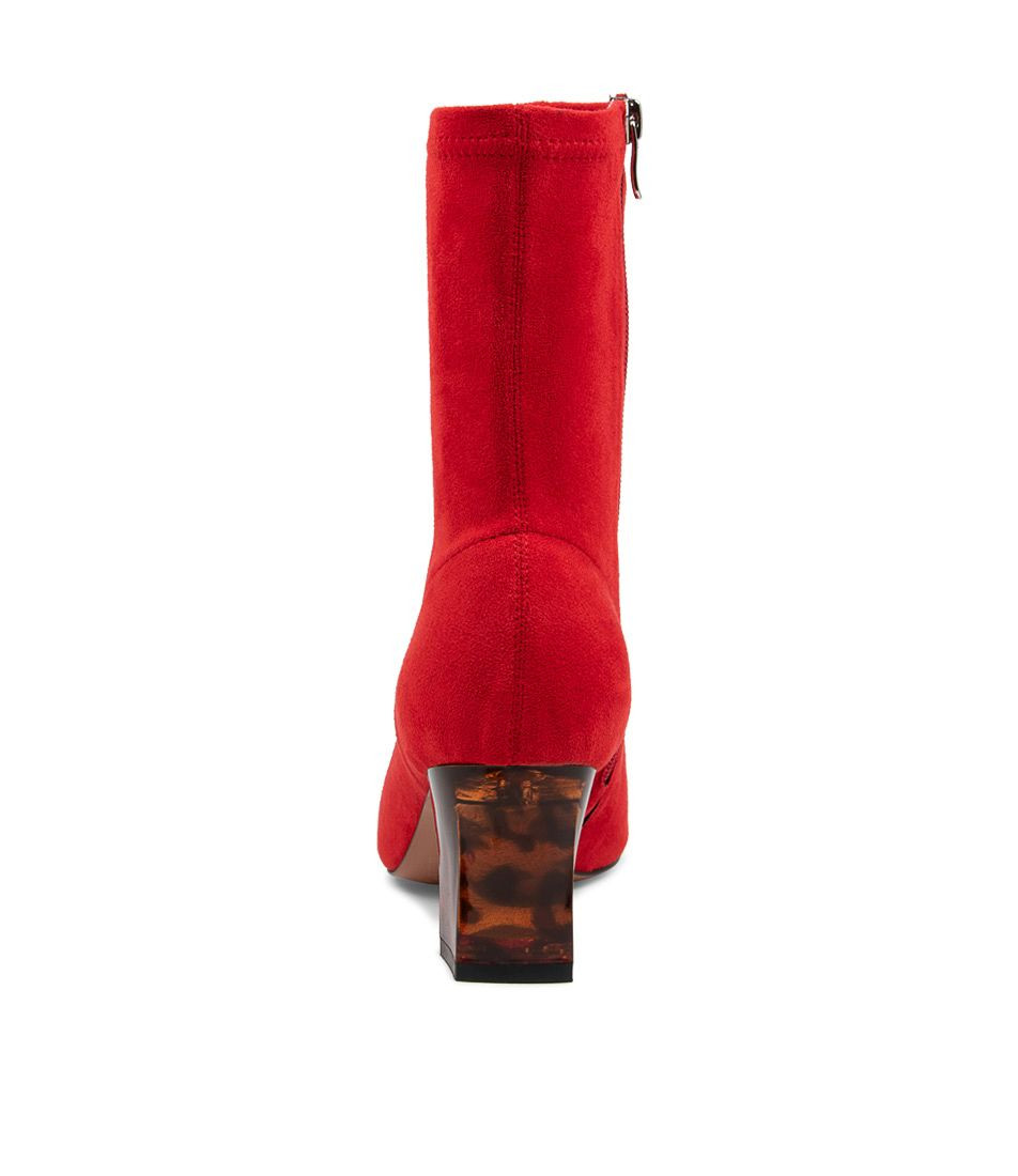 red leopard boots