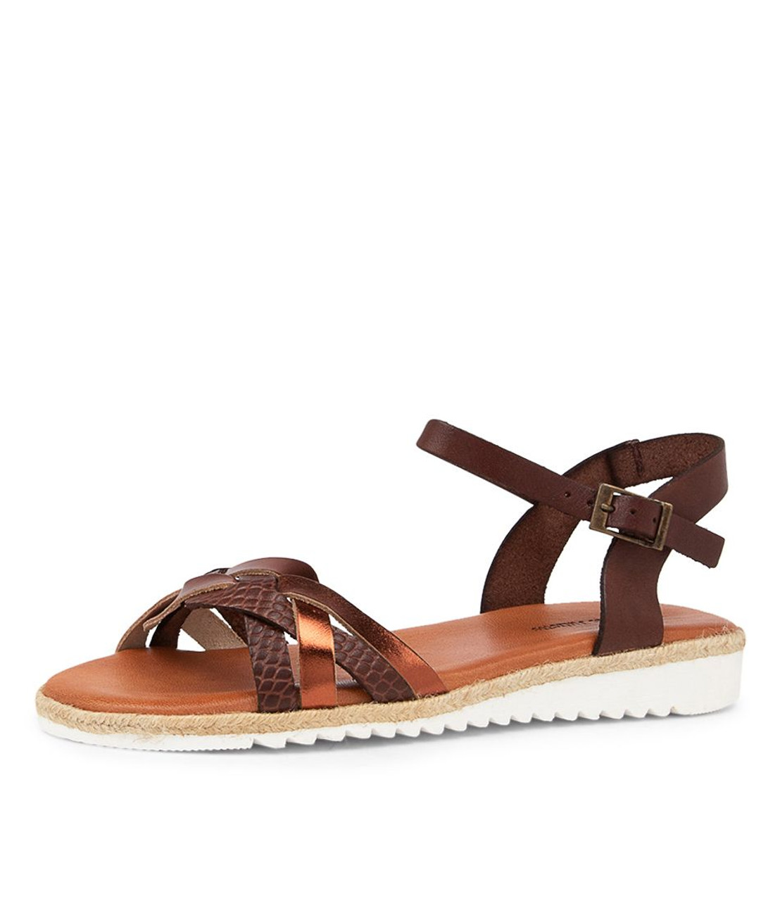 Buy Monoprix Femme Top French Brand Womens Ladies Girls Bronze Gold Flat  Strappy Real Leather Summer Holiday Gladiator Sandals Beach Shoes Footwear  Size 4 5 6 7 Online at desertcartINDIA