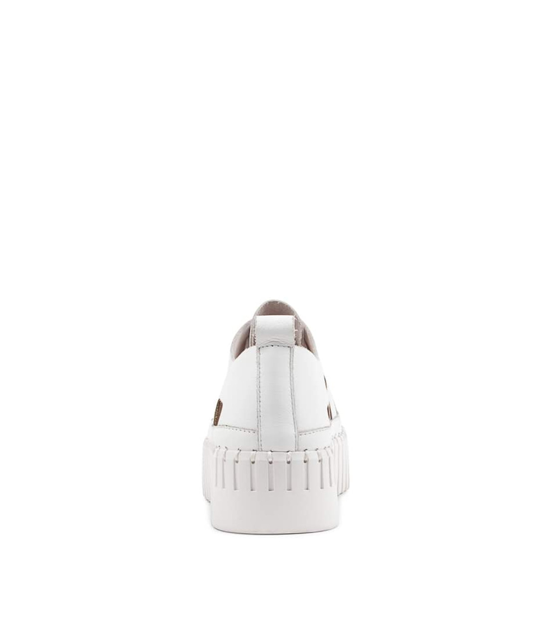 Bahar White Leather Sneakers - Django and Juliette