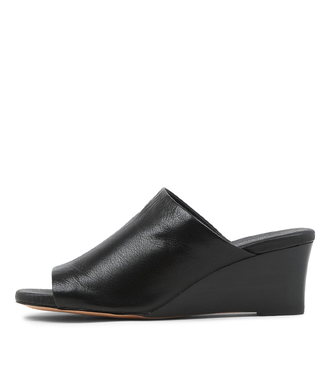 Lacorn Black Leather Mules Django and Juliette