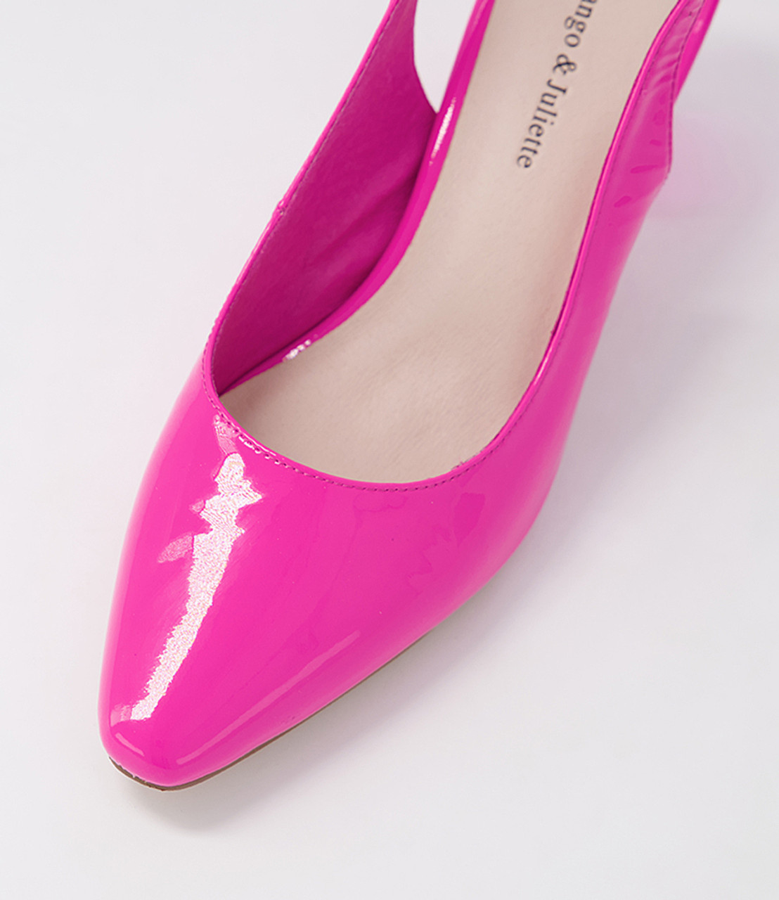 Hot pink clearance patent heels