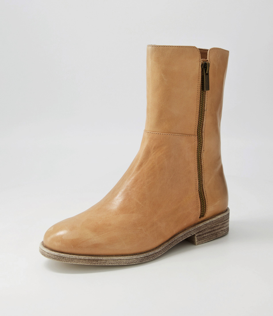 Mathis brushed leather ankle boots