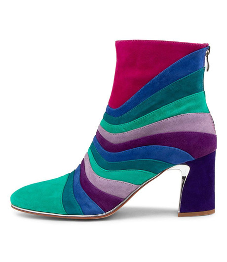 Bright coloured ankle on sale boots