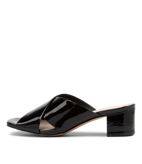 patent leather mules
