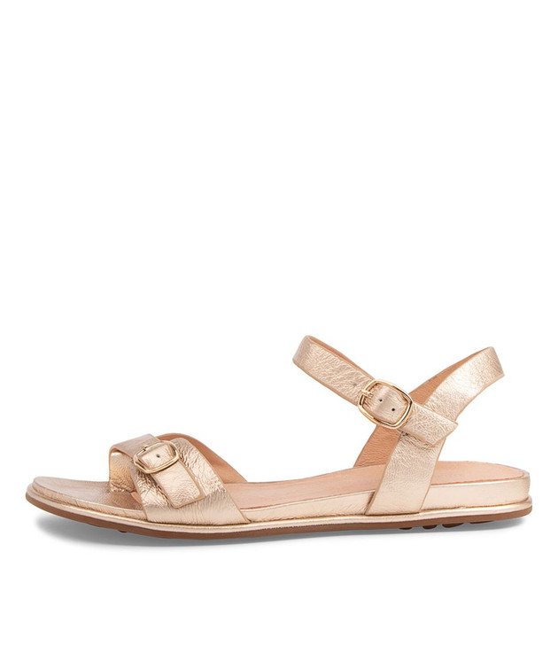 Brentley Champagne Leather Sandals