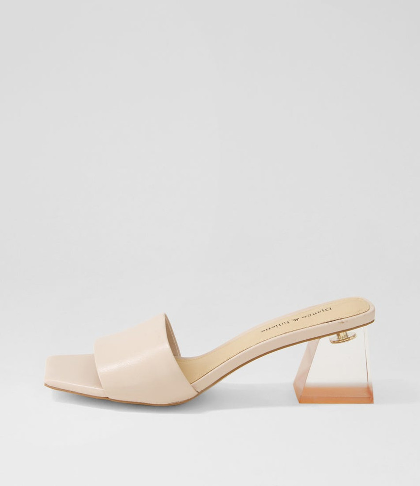 Rikke Nude Leather Sandals - Django and Juliette