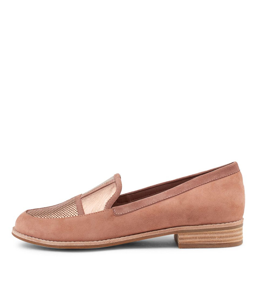 Ashton Blush Multi Loafers - Django and Juliette