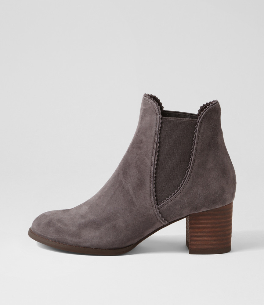 Sadore Choc Suede Chelsea Boots - Django and Juliette