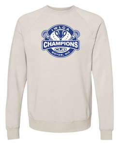 Official IWLCA Champions Cup crew neck s heather.