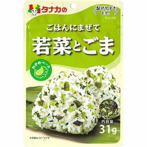 "TANAKA SHOKUHIN" GOHAN NI MAZETE WAKANA TO GOMA 31G(10)
