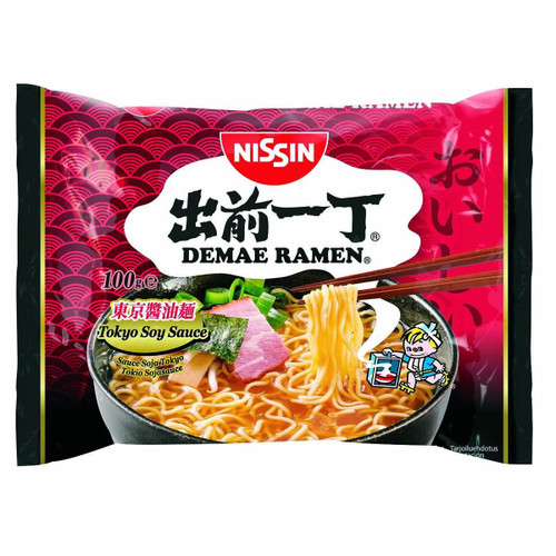 "NISSIN"DEMAE RAMEN SOY SAUCE 100G (30)