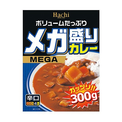 "HACHI"MEGA MORI CURRY HOT 300G