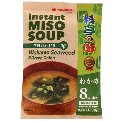 "MARUKOME" INSTANT MISO SOUP RYOTEI NO AJI WAKAME 152g 8P (20)