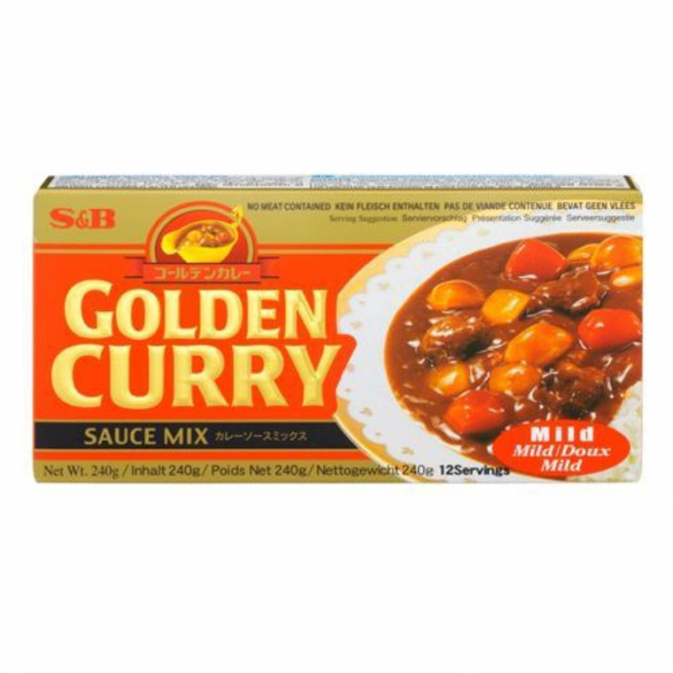 "S&B" GOLDEN CURRY MILD 220G (60)