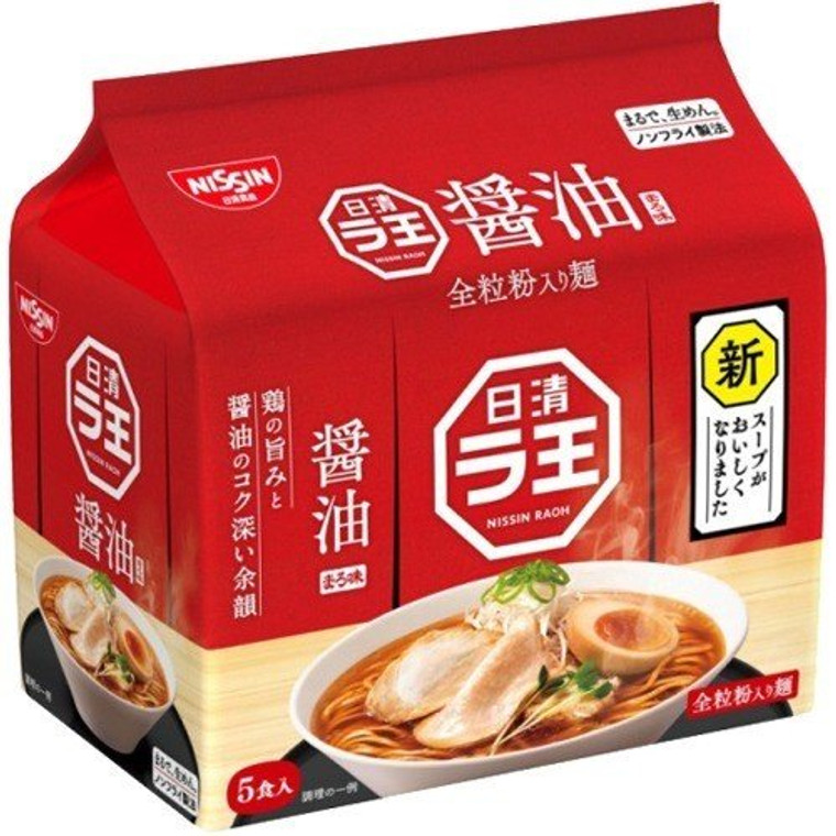 "NISSIN" RAO SHOYU FUKUROMEN 101G*5P(6)