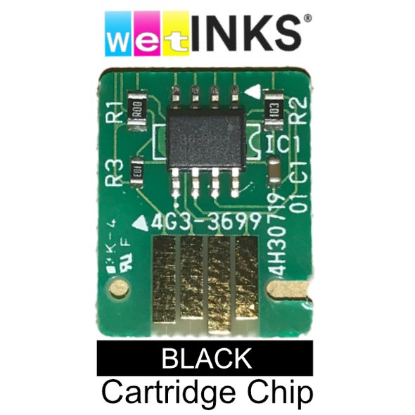 Replacement Chip | Black Dye Ink Cartridge for Kiaro! | QL-120 | QL-111 | 240 mL
