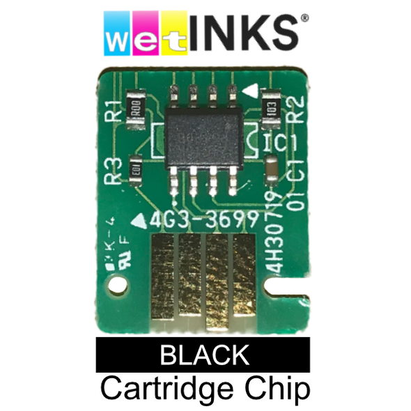 Replacement Chip | Black Dye Ink Cartridge for Kiaro! | QL-120 | QL-111 | 240 mL