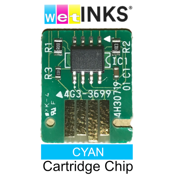 Replacement Chip | Cyan Dye Ink Cartridge for Kiaro! | QL-120 | QL-111 | 240 mL
