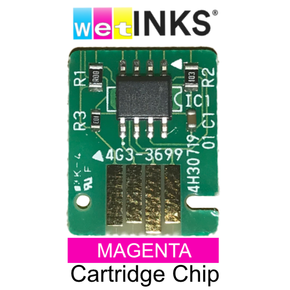 Premium Compatible Kiaro!, Quick Label QL-120 & QL-111 Magenta Cartridge Replacement Smart Chip