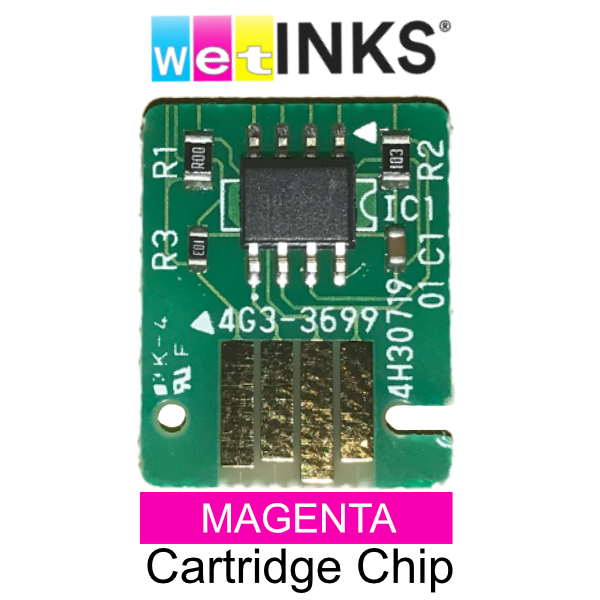 Premium Compatible Kiaro!, QL-120 & QL-111 Magenta Cartridge Replacement Smart Chip