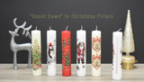 "Count-Down" to Christmas Day Pillars 