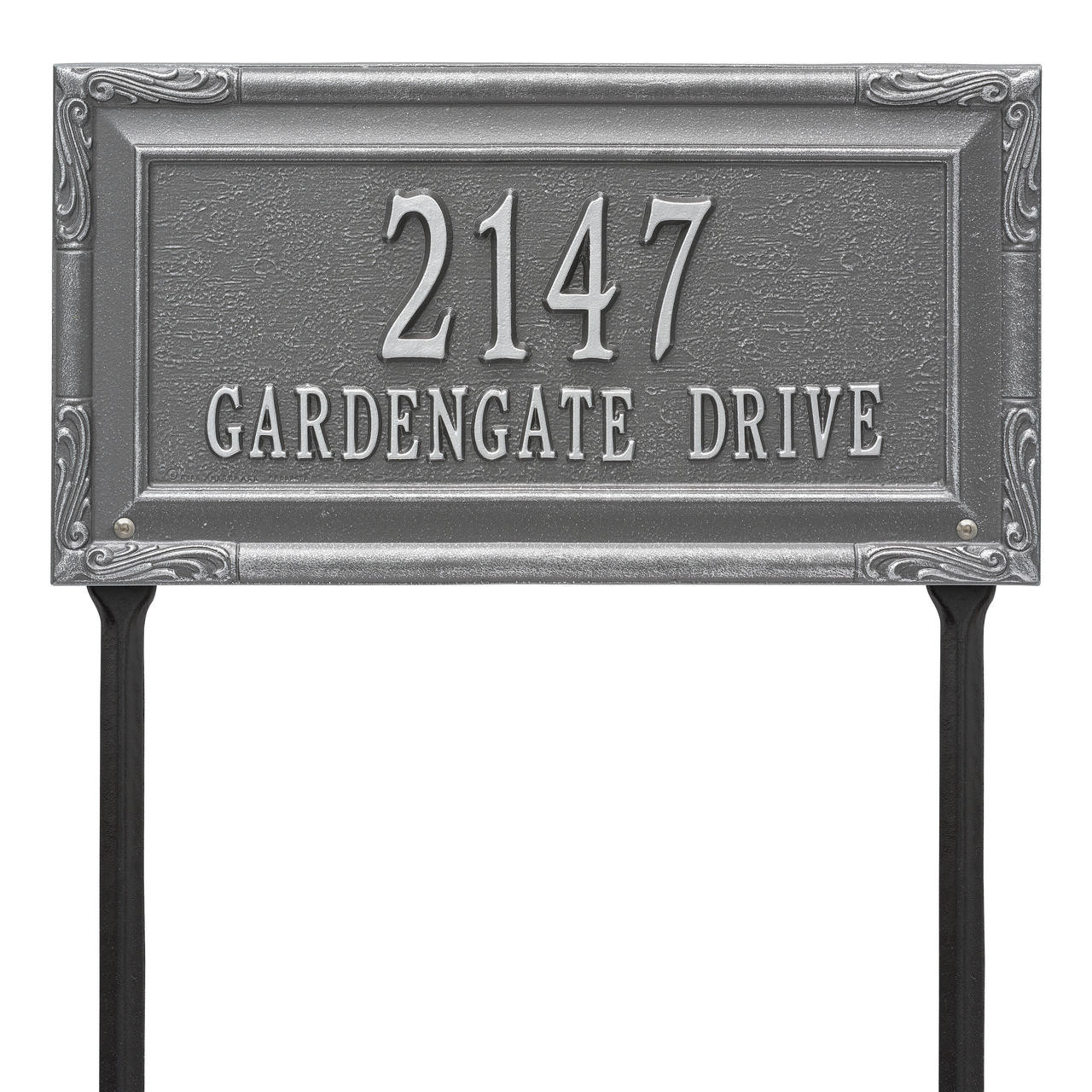 Personalized Address Plaques House Number Aluminum   Whitehall Gardengate Address House Number Plaque  08359.1645305740 