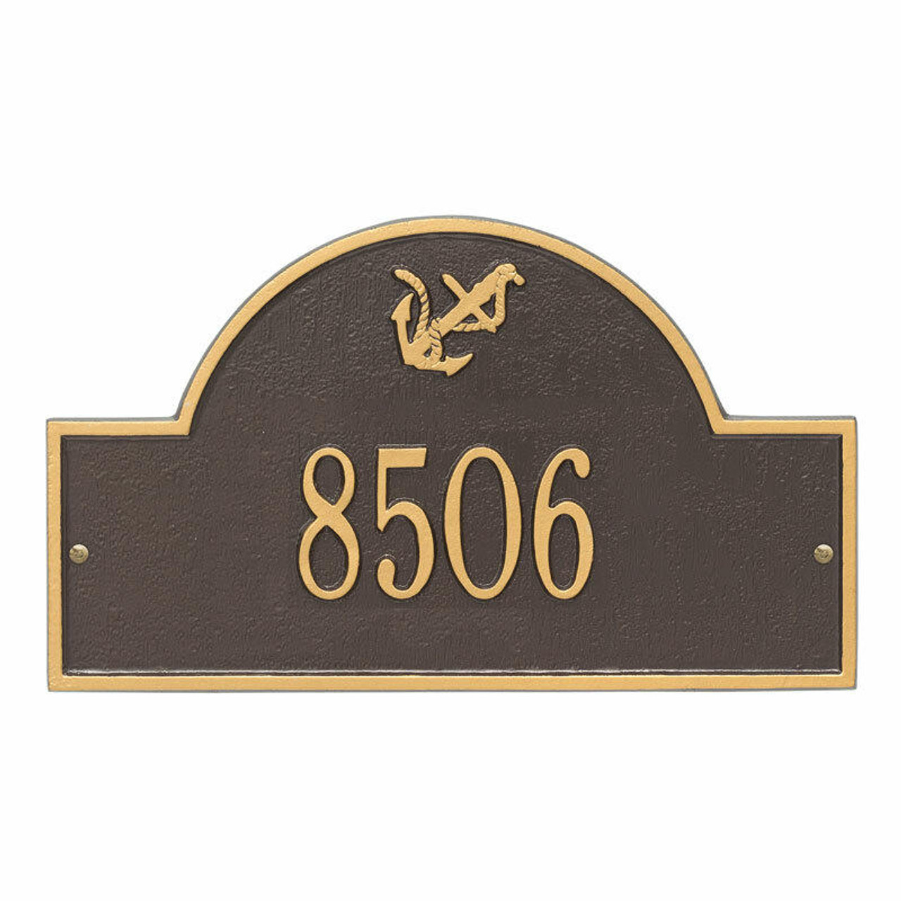 Nautical House Number Plaque – Aluminum Address Plaques