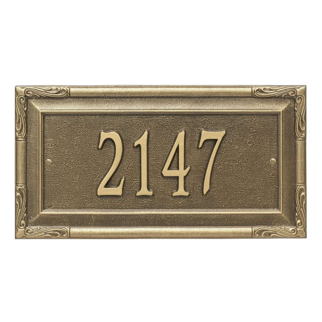 Gardengate Address House Number Plaque
