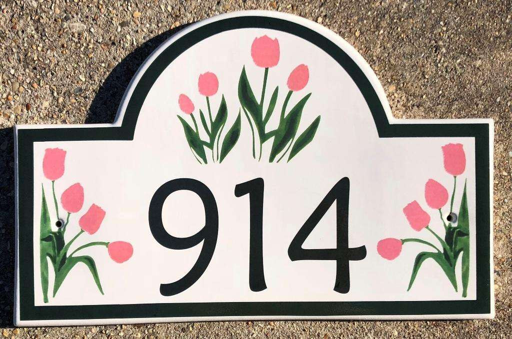 Sign Address Flowers Tulip TULIP様オーダー相談ページ⟡.·*. –Personalized Plaque House その他