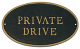 Montague Private Drive Oval Plaque Montague Private Drive Oval Plaque