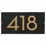 Montague Floating House Numbers Plaque with 3 House Numbers