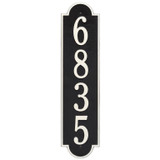 Whitehall Vertical House Number Plaque - Large Size