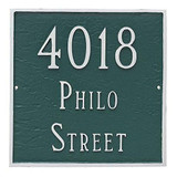 Montague Square Address and House Number Plaque