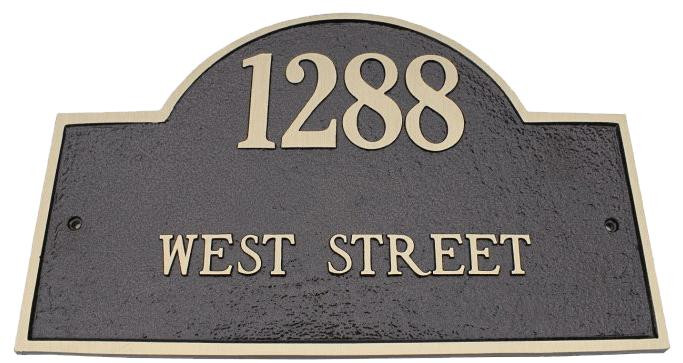 Brass Address Plaques Brass House Number Signs