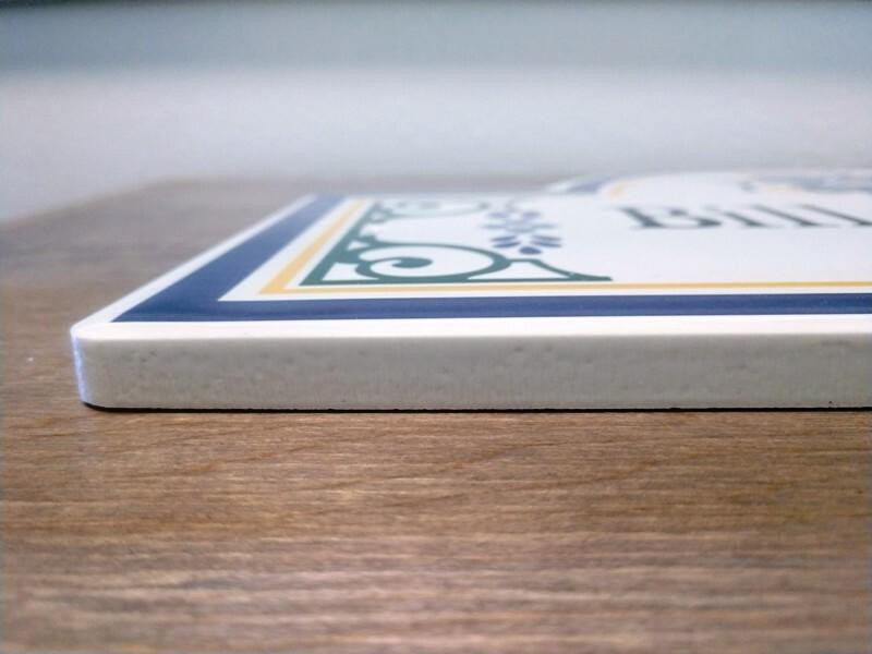 Spanish Style Address Plaque Ceramic House Number Plaques by Classy Plaques Studio