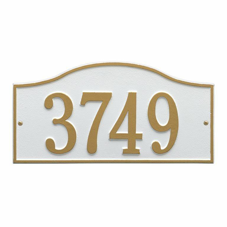 Cast Aluminum Address Plaques & House Number Signs Address Plaques