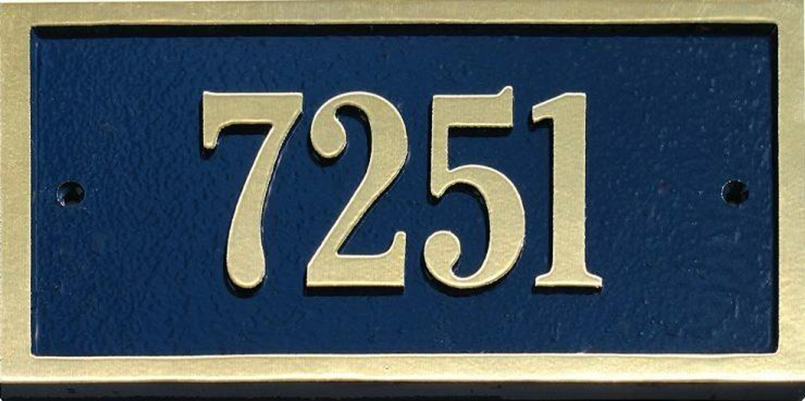 Brass Address Plaques Brass House Number Signs   Brass Address Plaques Brass Address Sign St Hubert Rectangle  61371.1675249053 