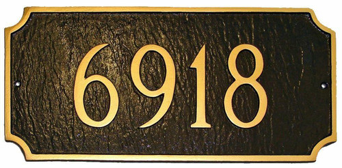 Montague Princeton Address Plaque - Estate Size