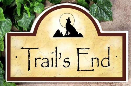 Coyote House Sign – Country Style