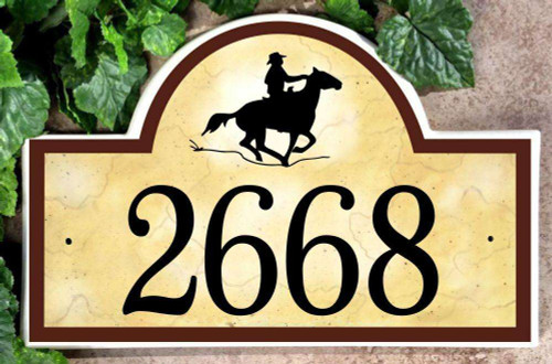 Horse House Sign and Address Plaque