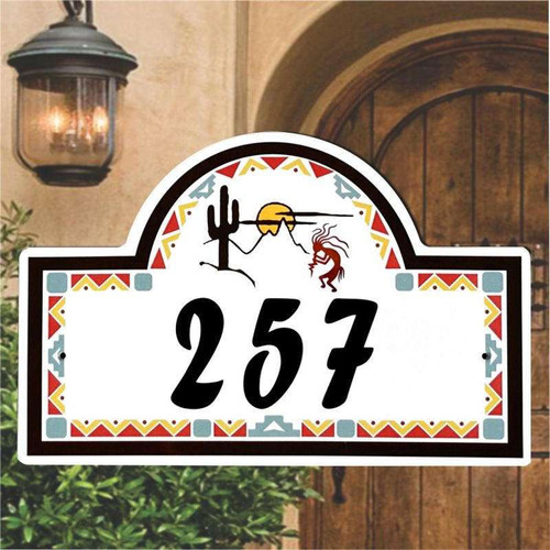 Desert Moondance Artisan House Plaque