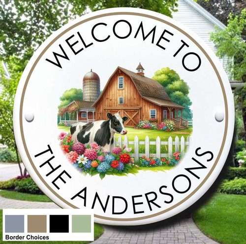 Barn and Farm Address Sign