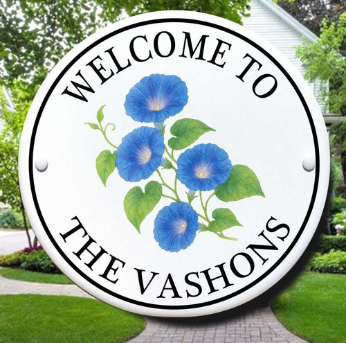 Morning Glory Cottage House Signs