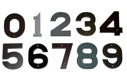 Individual House Numbers - 5 Inch