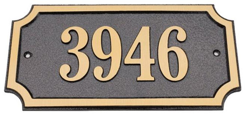 Brass Address Plaques Brass House Number Plaque Chamford Style