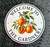 Ceramic Address Plaque with Oranges
