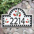 Cherry House Numbers Plaque - Decorative