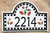 Cherry House Numbers Plaque - Decorative